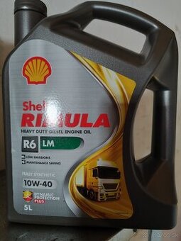 Shell Rimula R6 LM 10W-40 objem 5 l