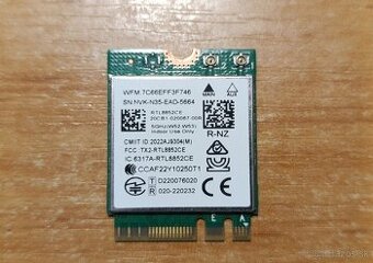 Wifi sieťová karta Realtek 8852CE