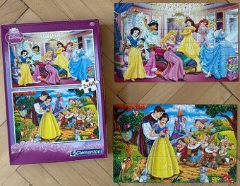 Puzzle Disney Princess 2 obrázky za 5EUR