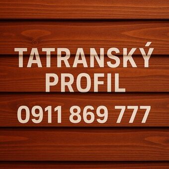 Skladom tatranský profil, červený smrek, termodrevo