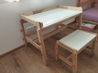 Rastúci stôl a stolička IKEA