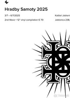 hradby samoty listok + vinyl
