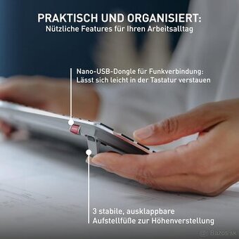 mechanická podsvietená klávesnica CHERRY KW X ULP DE layout