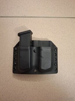 Kydex na 2 zásobníky Glock.
