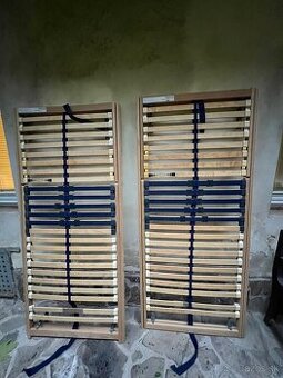 2 ks rucne polohovatelne rosty 80x195 cm