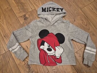 Siva mikina s Mickeym H&M 10-12 r.