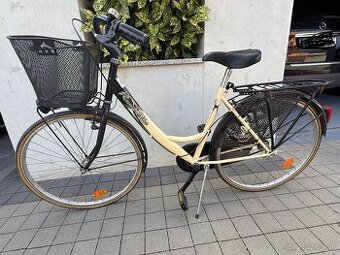 Dámsky bicykel s košíkom