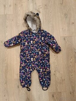 Overal + Zimná bunda veľkosť: 12-18 mes.