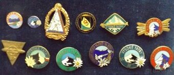 odznaky - Vysoké a Nízké Tatry, príroda, turistika, lyže