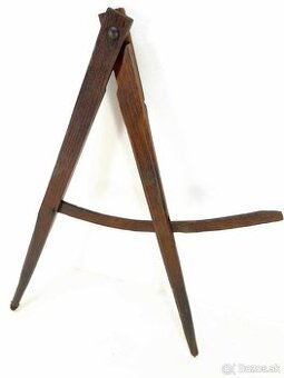 Starý drevený kompas - krokomer - compas - drevená dekorácia - 1