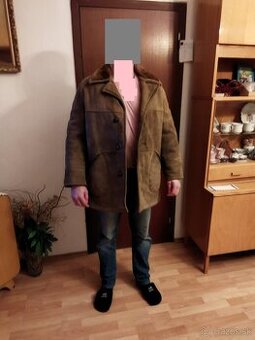 pansky kozuch, kozena bunda, kozene rukavice -