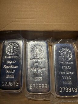 Kúpim Striebro Argor Heraeus Royal Silver Valcambi