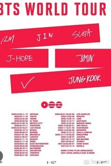 BTS Koncert Mnichov/Brusel