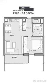 Ponúkam Vám 2i byt v rezidencii Podhradova