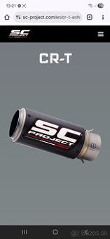 Sc project crt carbon koncovka vyfuku