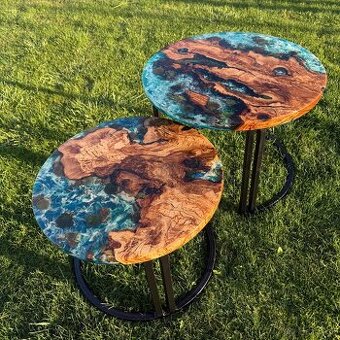 Epoxidový stôl , set konferenčných stolov , epoxidové stoly