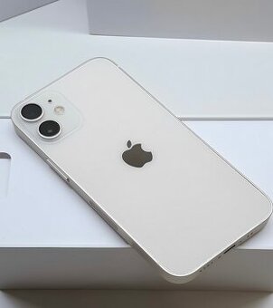 iPhone 12 Mini White BATERIE 100% TOP