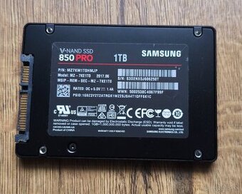 2,5" SSD disk SAMSUNG 850PRO 1TB