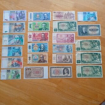 bankovky Slovenska a Československo