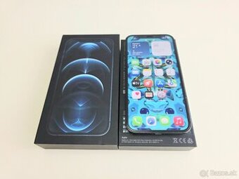 APPLE IPHONE 12 PRO 128GB PACIFIC BLUE,BATERKA 100%