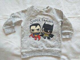 Detská mikina Superman a Batman