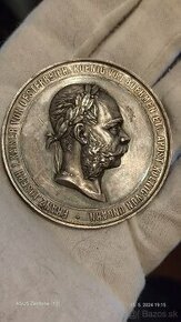 AR medaila - Čestná cena ministerstva obchodu - Tábor 1886,