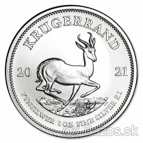 Investicne strieborne mince 1 oz, rocnik 2021-ihned k odberu