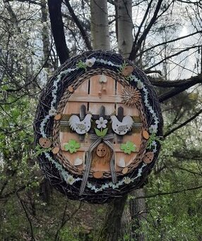 Vajíčko z brezového prútia ....doplnok na chalupu