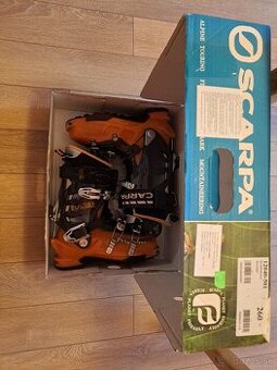 Skialp set , lyže + viazanie + pásy + lyžiarky