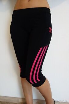 adidas sportove 3/4 teplaky cyklamen