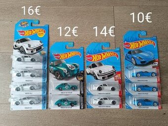 Hotwheels Mainline Porsche modely
