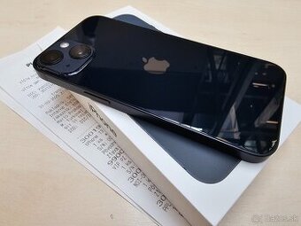 Apple iPhone 13 128GB Midnight - 3 mesačný, bez škrabanca