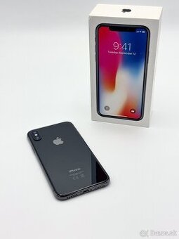 Apple iPhone X 64GB Space Gray 92% Zdravie Batérie