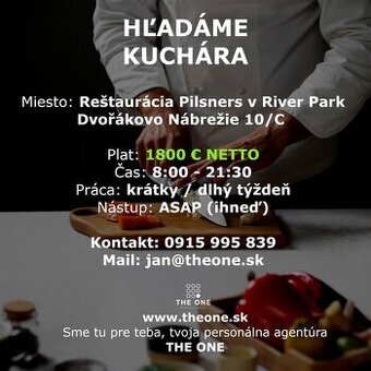 kuchár, pomocný kuchár
