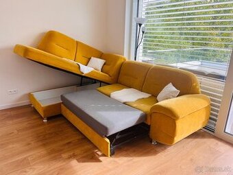 Žltý gauč - pohovka