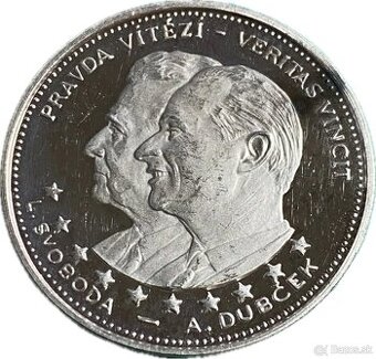 Predám medialu Pražská jar 1968 - Dubček/Svoboda