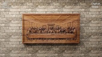 3D Model - Posledná Večera / The Last Supper - Formát STL