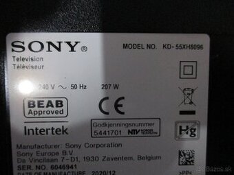 SONY  KD-55XH8096