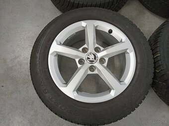 4ks zimne ALU 5x112 R16 6,5J ET43 SKODA OCTAVIA 4