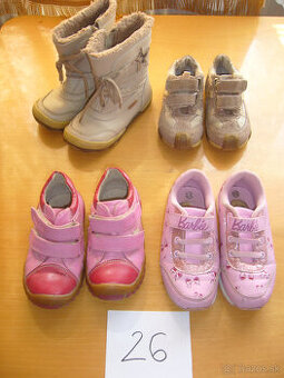 Zimné čižmy a poltopánky Protetika a iné č. 26