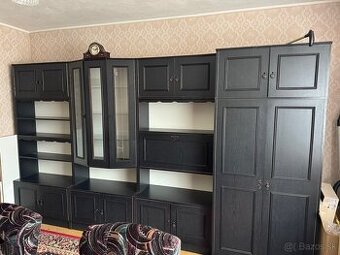 Obývačková stena čierna