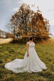 Princeznovské svadobné šaty