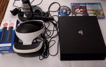 ps4 pro + VR virtuálna realita kompletná