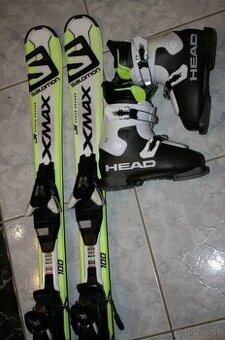 lyže salomon X max 100 cm , lyžiarky Head