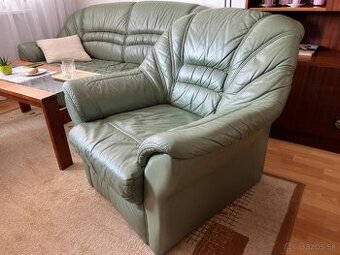Kreslo kožené - darujem za odvoz
