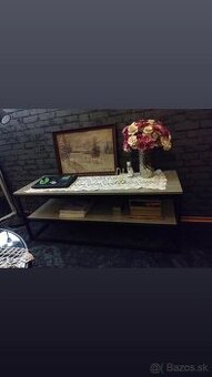 Sivý TV stolík JYSK