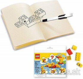 Nový Lego zápisník s perom a stavebnicu