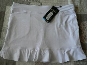 dámska biela  športová sukňa s vnútornými šortkami
