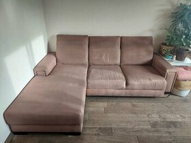 Darujem veľký rodinný gauč s ležadlom
