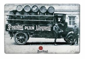 plechová cedule - Pilsner Urquell č. 23 (dobová reklama) - 1